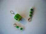 Knit Pro Zooni Beaded Stitch Markers - Grape Green