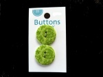 La Mode Green Damask Buttons