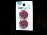 La Mode Purple and Lilac Damask Buttons