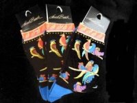 Laurel Burch Birds of Paradise Socks