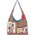 Laurel Burch Karly's Cats Scoop Shoulder Tote