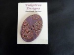Tuliptree Oval Mauve / Pink / Gold Button