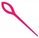 Pollika Catseye Single Stick Shawl Pin - Fuchsia