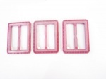 Rowan Rectangular Pink Plastic Buckles