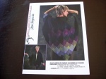 Trendsetter Miter V Capelet in DK weight yarn