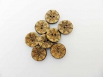 Coconut Shell Star Buttons