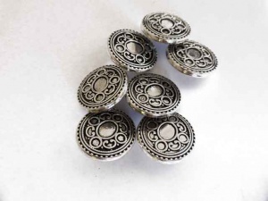 ''Silver'' Victorian Buttons