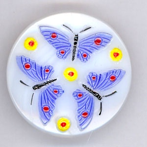 White Butterfly Buttons